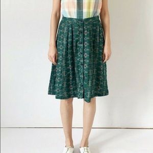 ❌SOLD❌EUC Ace & Jig Carver Skirt in Emerald